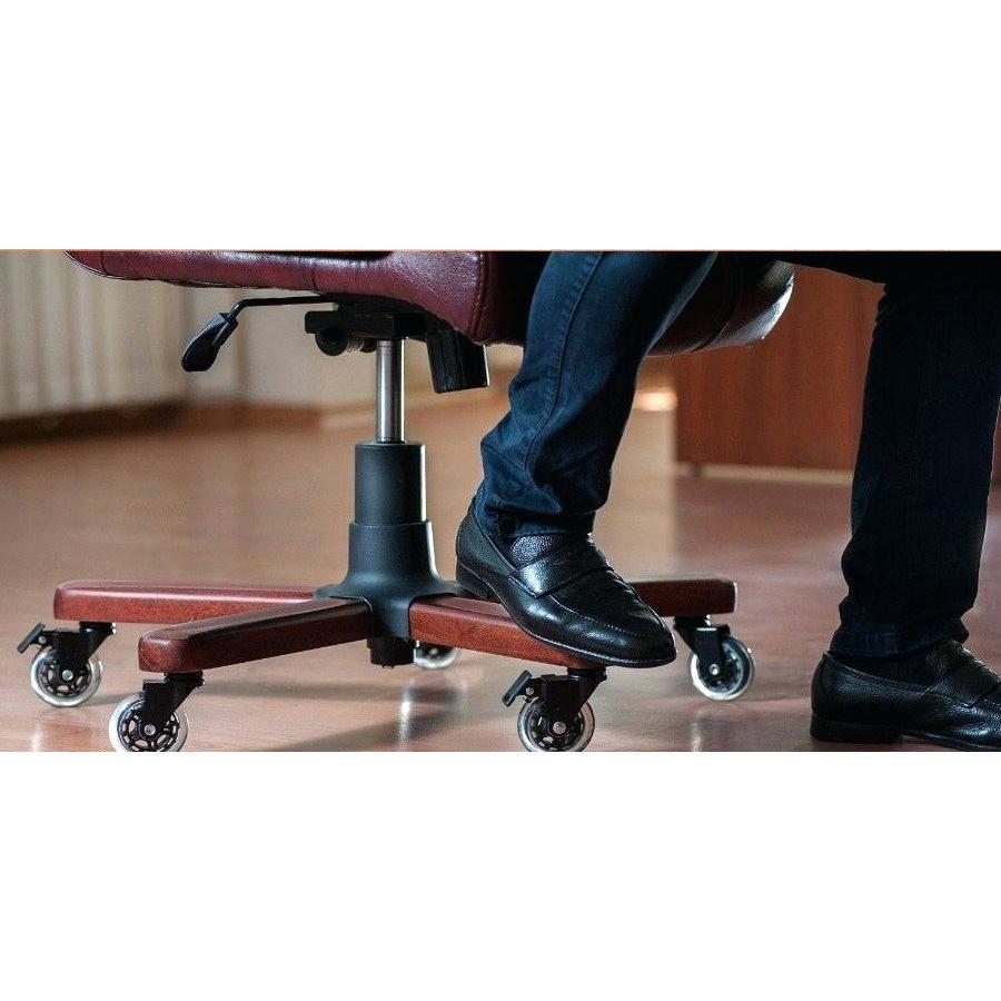 OFFICE CHAIR CASTERS FOR A CARPETED WORKPLACE