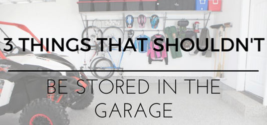 3 Вещи, которые не должны храниться в гараже
