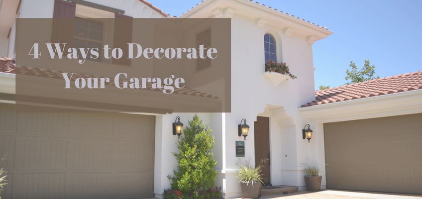 4 WAYS TO DECORATE YOUR GARAGE