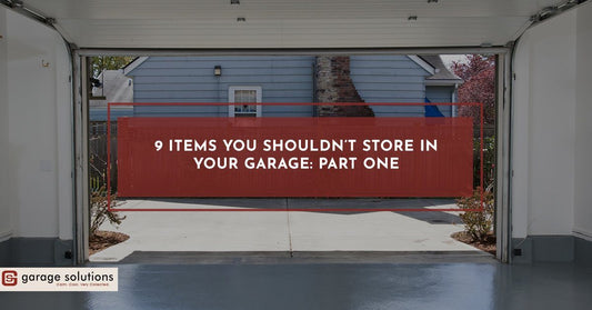 9 oggetti che non dovresti conservare nel tuo garage, prima parte