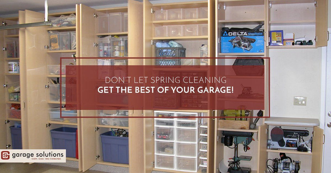 Ne laissez pas le nettoyage de printemps tirer le meilleur parti de votre garage!