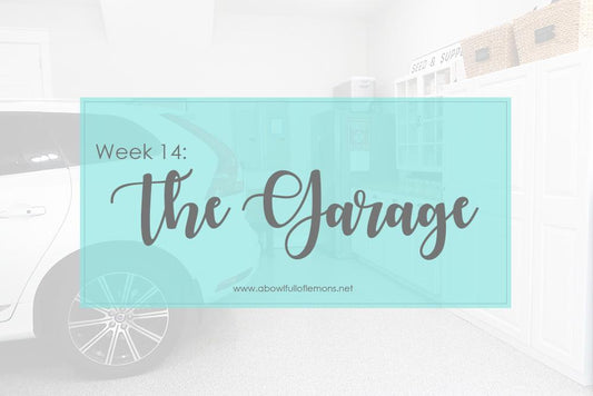2019 Home Organisation Challenge Week 14 Le garage