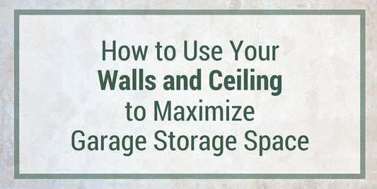 Cómo usar las paredes y el techo para maximizar el espacio de almacenamiento en el garaje