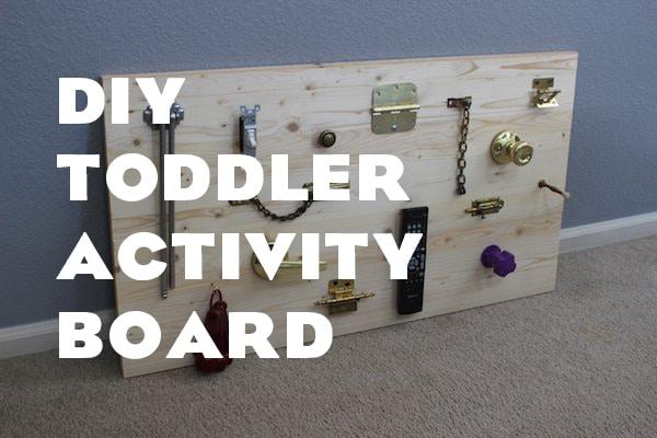 Weekend DIY Project: Make a Toddler Activity Board – CoolYeah Garage ...