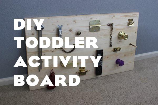 Wochenend-DIY-Projekt: Machen Sie ein Kleinkind-Activity Board