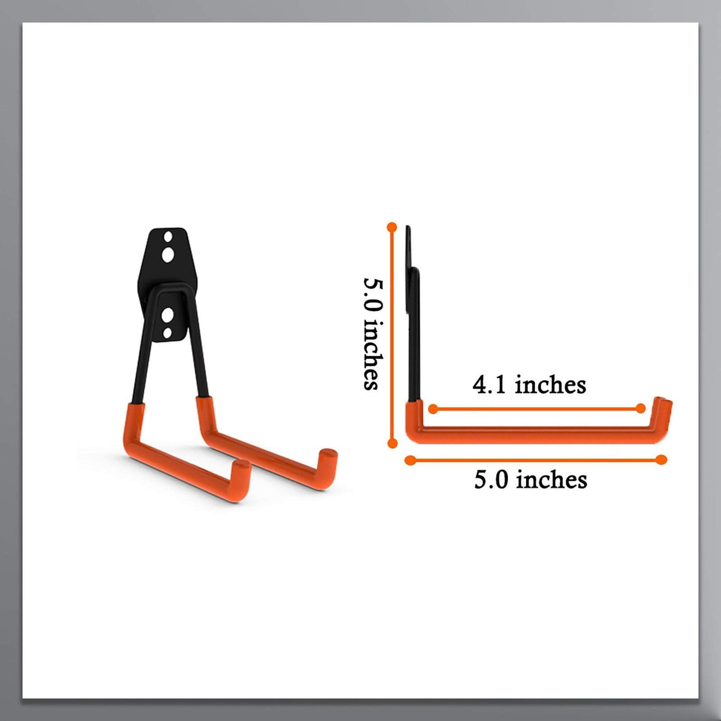 Stahlgaragenlager Lange U-Haken (6er Pack) CoolYeah Garagenorganisation